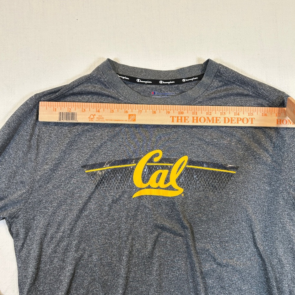 Champion Cal Berkeley Long Sleeve Shirt Mens Large Gray Authentic Athleticwear - Picture 5 of 10